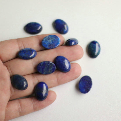 Natural Gemstone Egg Shaped Beads