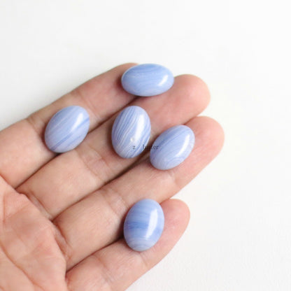 Natural Gemstone Egg Shaped Beads