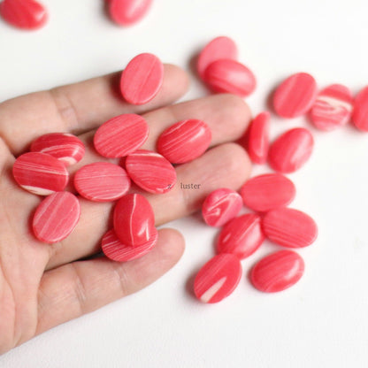 Natural Gemstone Egg Shaped Beads
