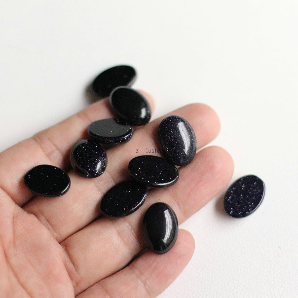 Natural Gemstone Egg Shaped Beads
