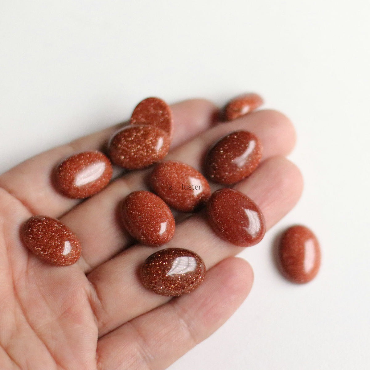 Natural Gemstone Egg Shaped Beads