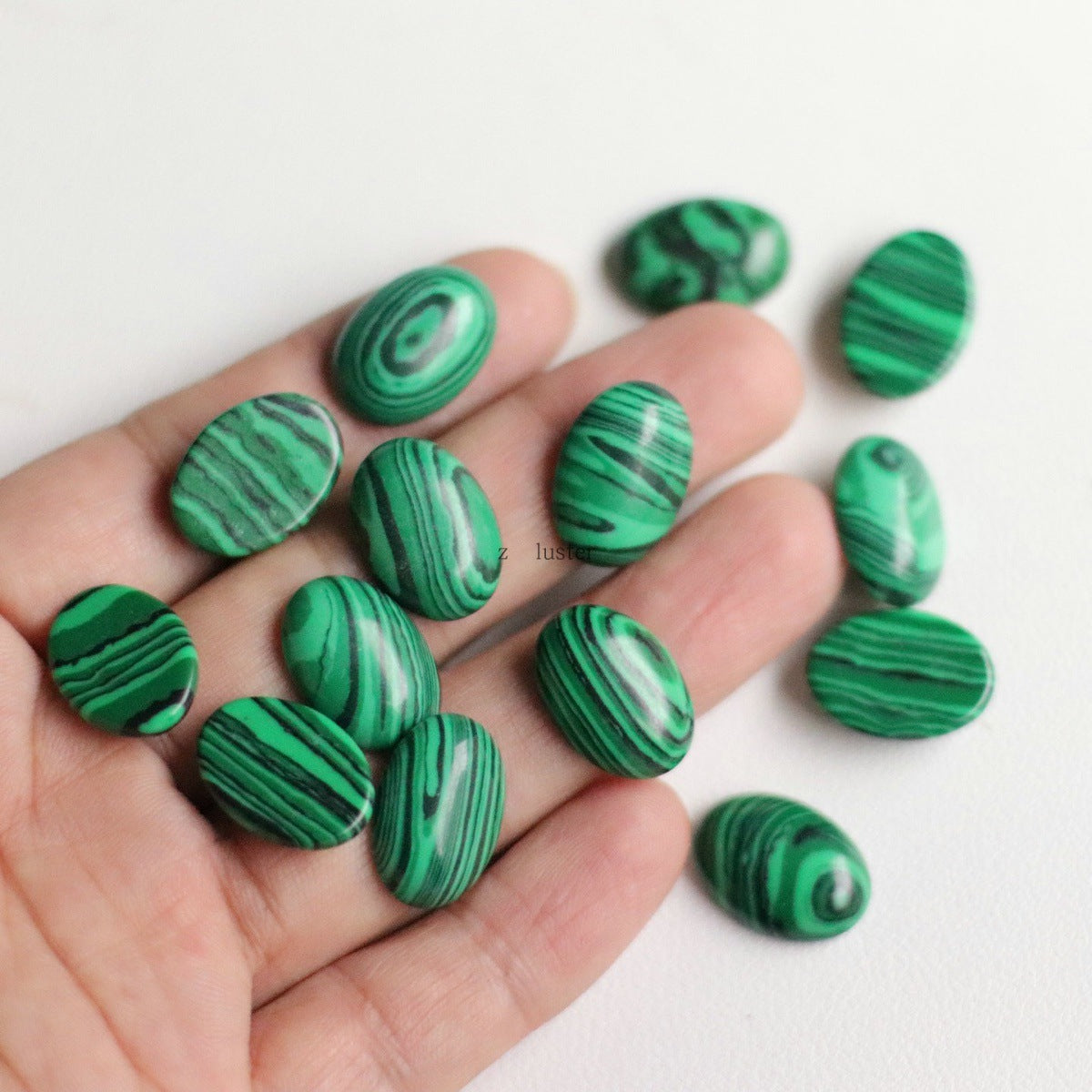 Natural Gemstone Egg Shaped Beads