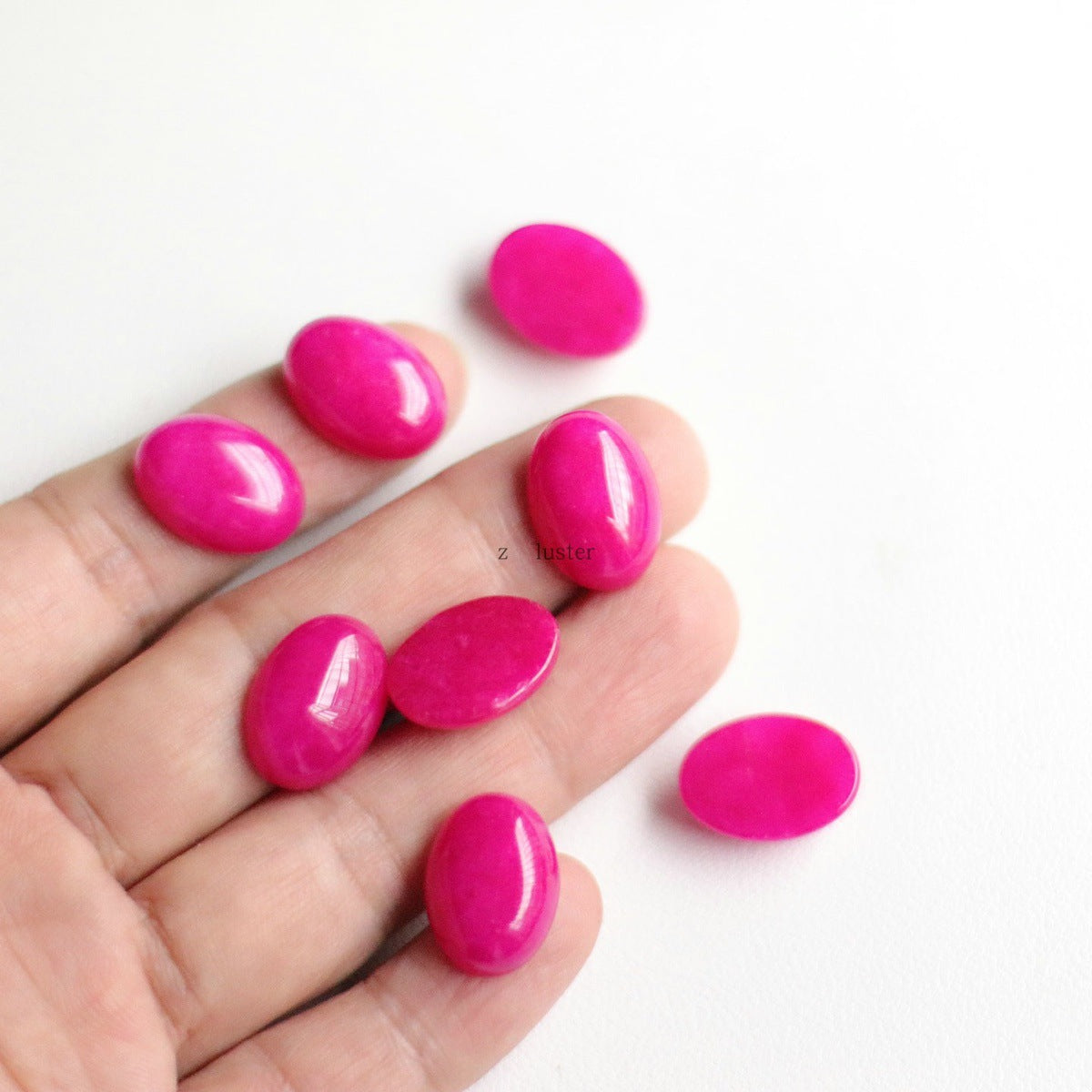 Natural Gemstone Egg Shaped Beads