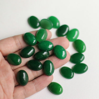 Natural Gemstone Egg Shaped Beads