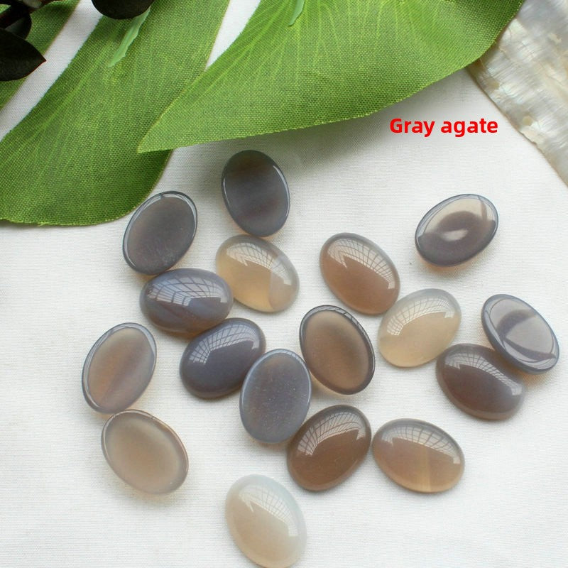 Natural Gemstone Egg Shaped Beads