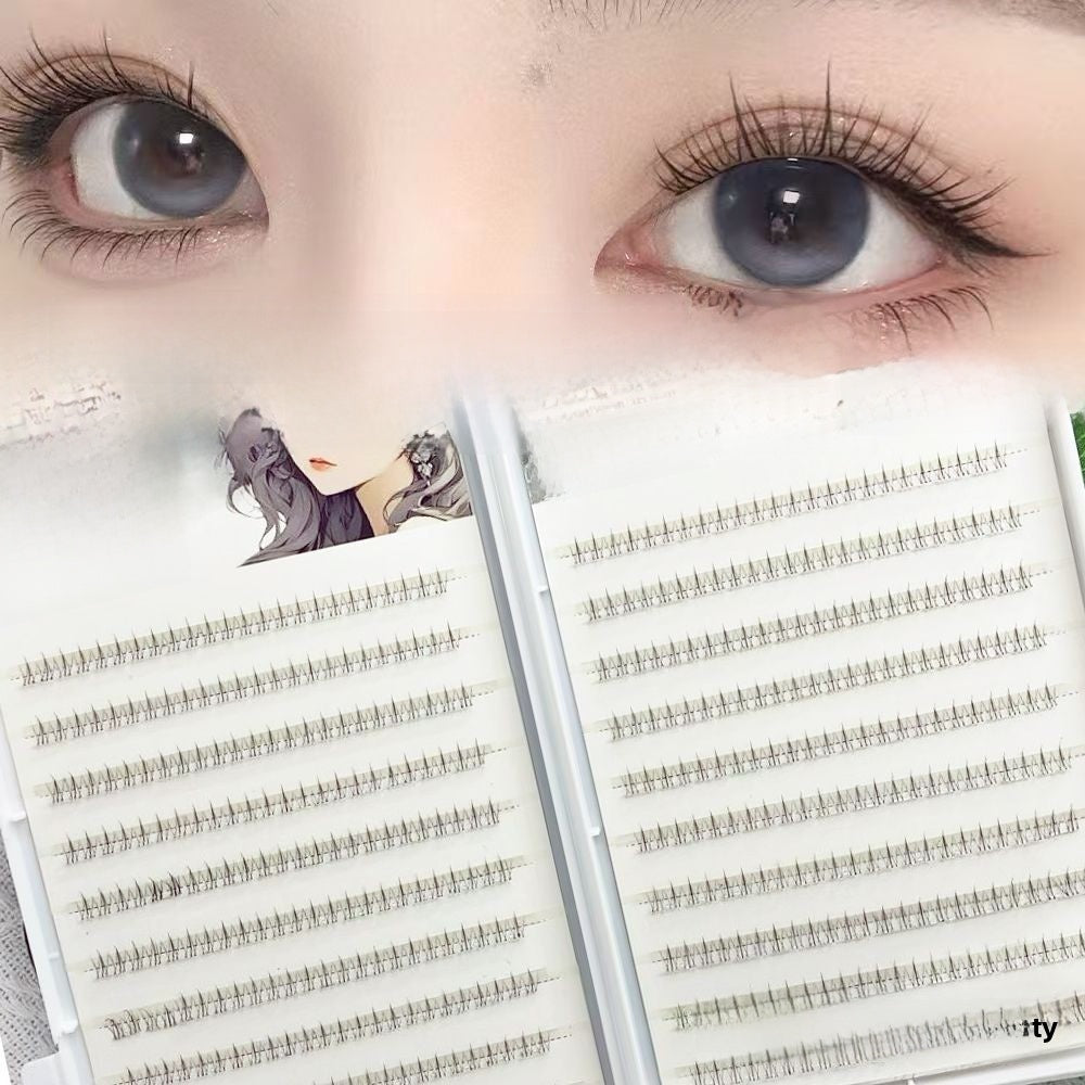 Natural Glue-Free Cartoon False Eyelashes