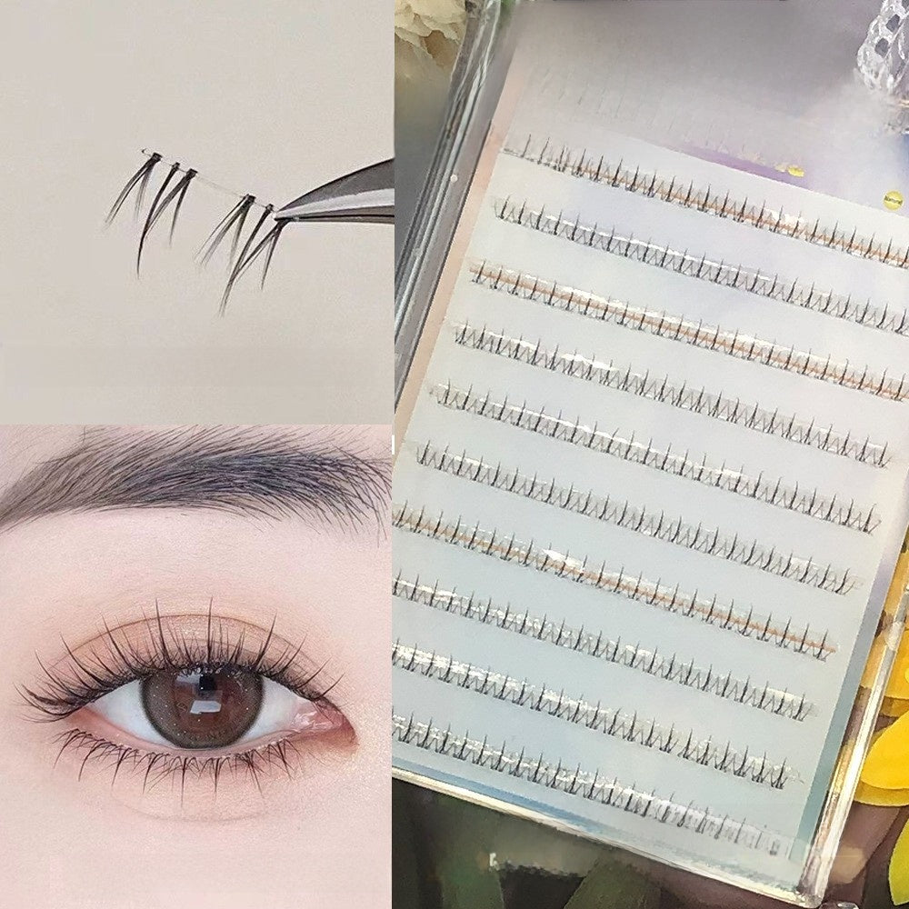 Natural Glue-Free Cartoon False Eyelashes
