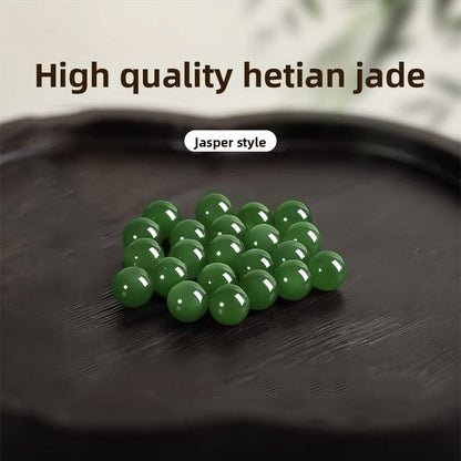 Natural Hetian Jade Loose Beads