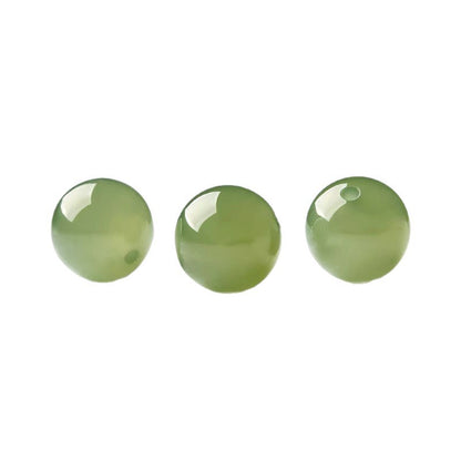 Natural Hetian Jade Loose Beads