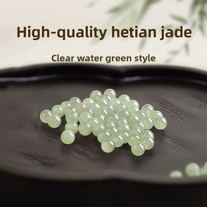 Natural Hetian Jade Loose Beads