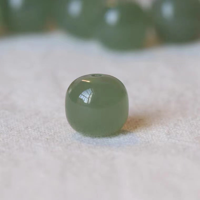 Natural Hetian Jade Loose Beads