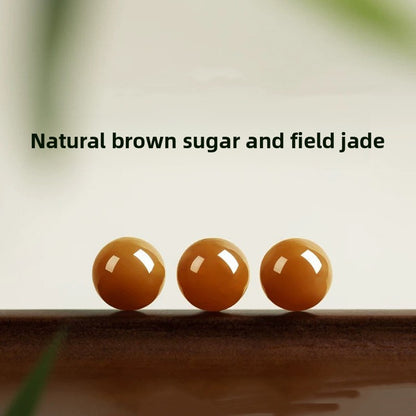 Natural Hetian Jade Loose Beads