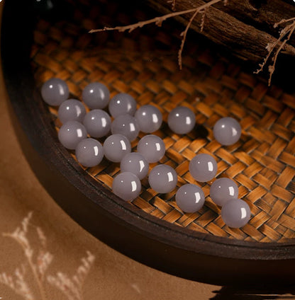 Natural Hetian Jade Loose Beads