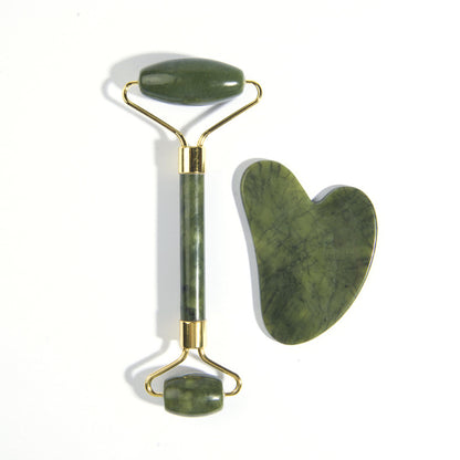 Natural jade beauty container