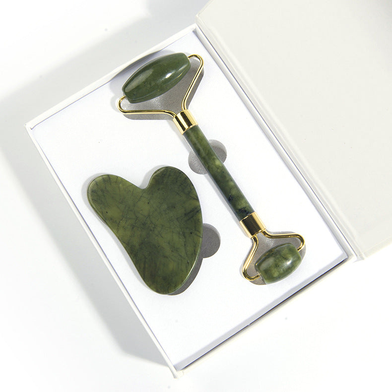Natural jade beauty container