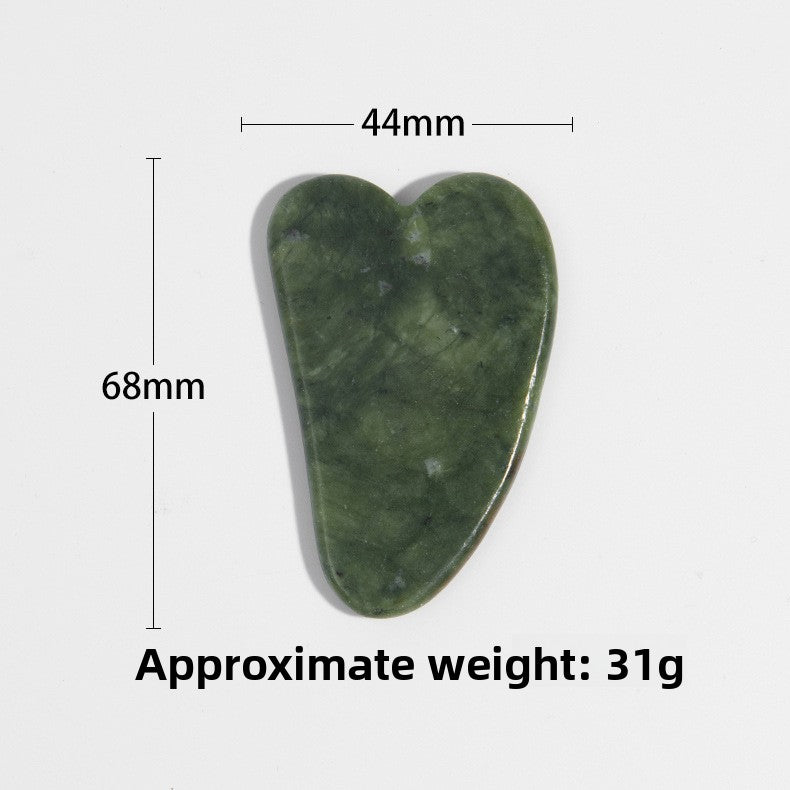 Natural jade beauty container