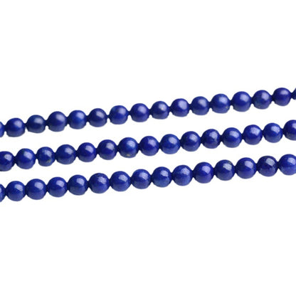 Natural Lapis Lazuli Round Beads for Jewelry Making