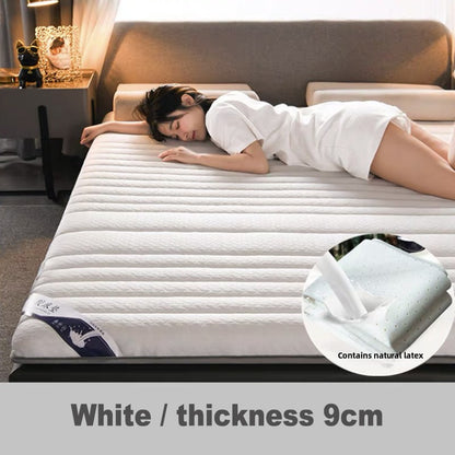 Natural Latex Mattress Topper Pad with Memory Foam