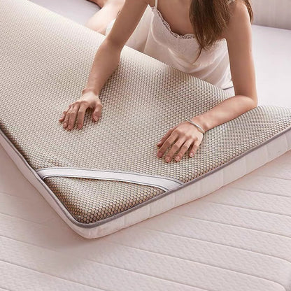 Natural Latex Mattress Topper Pad with Memory Foam