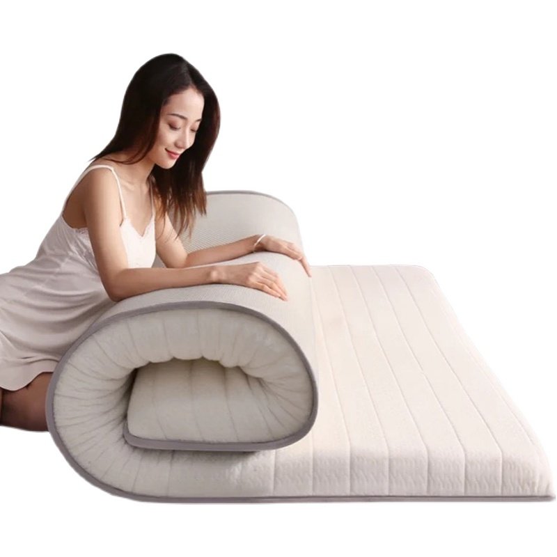 Natural Latex Mattress Topper Pad with Memory Foam