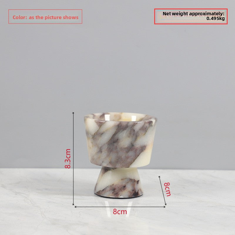 Natural Marble Aromatherapy Cup Decor