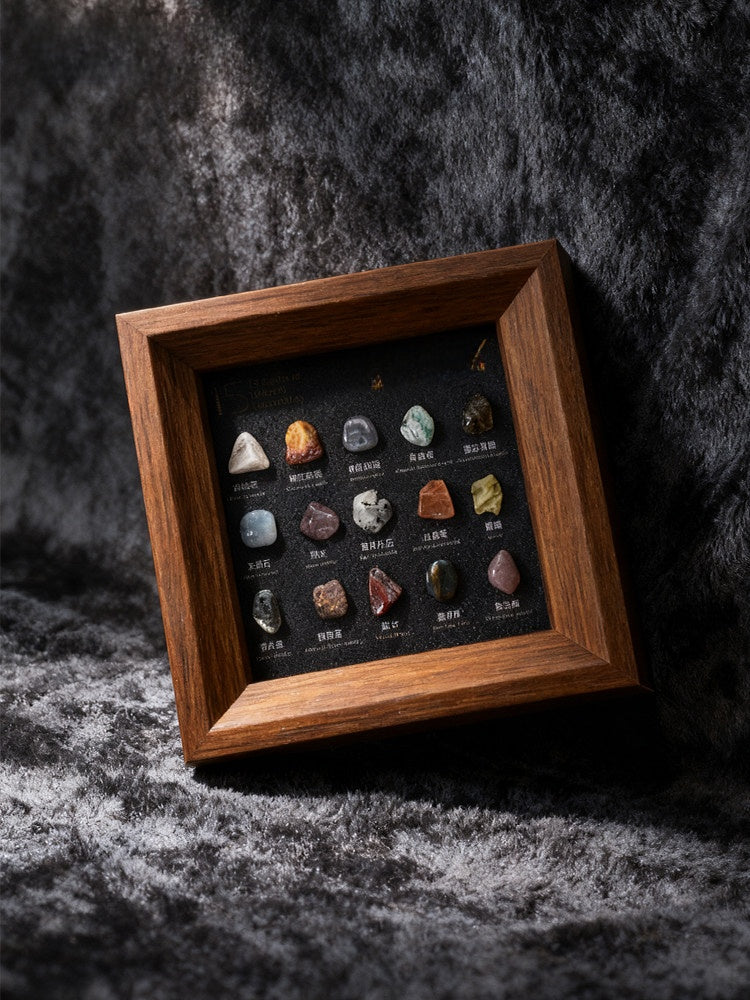 Natural Mineral Specimens Display Frame