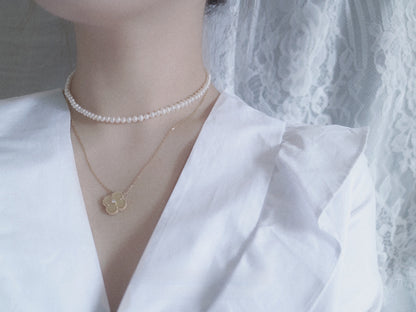 Natural Pearl Choker Necklace