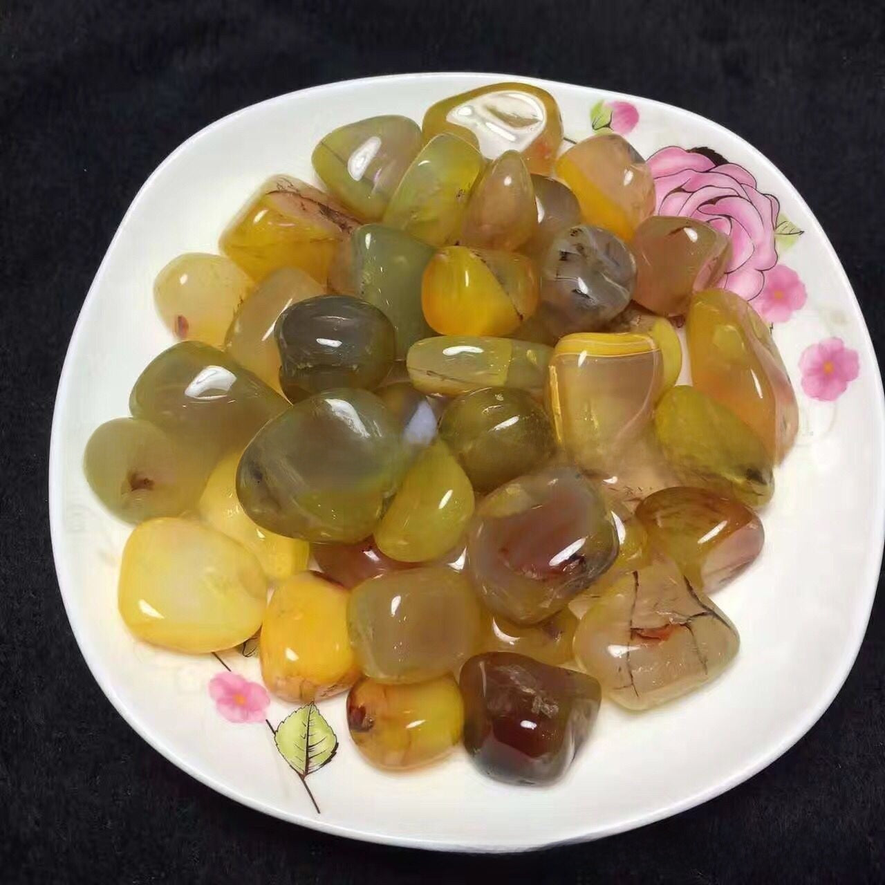 Natural Polished Crystal Rolling Stones