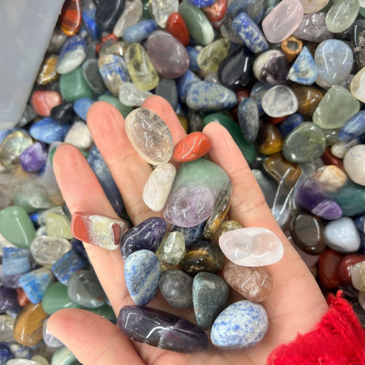 Natural Polished Crystal Rolling Stones