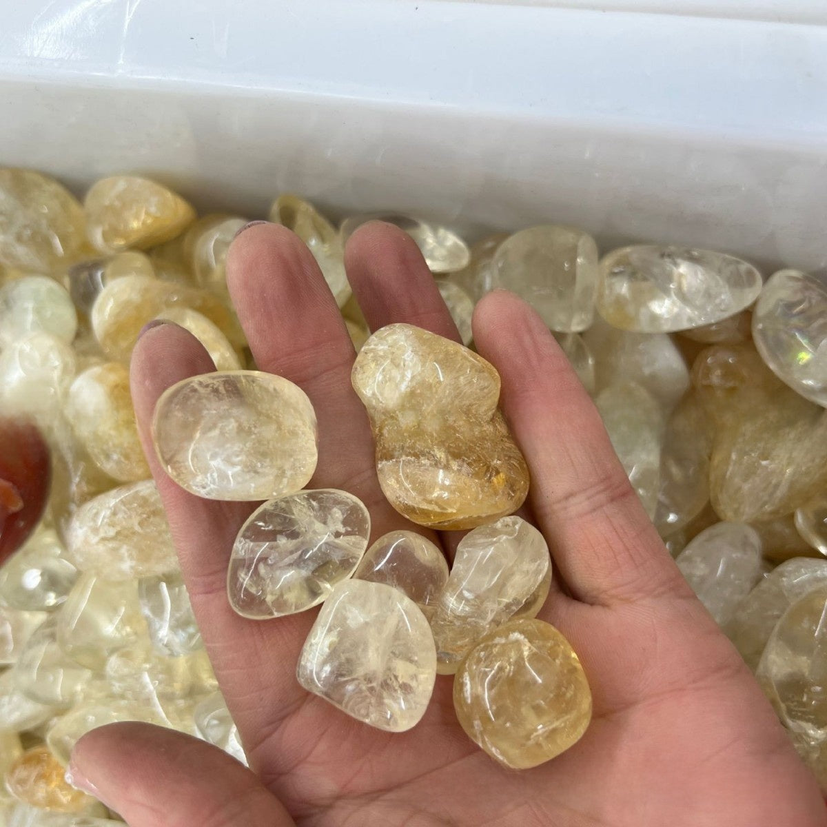 Natural Polished Crystal Rolling Stones