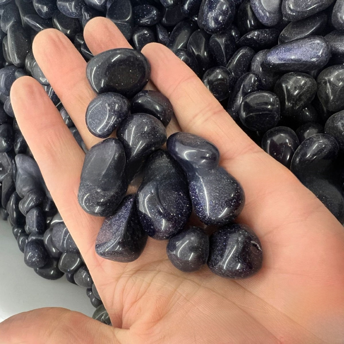 Natural Polished Crystal Rolling Stones