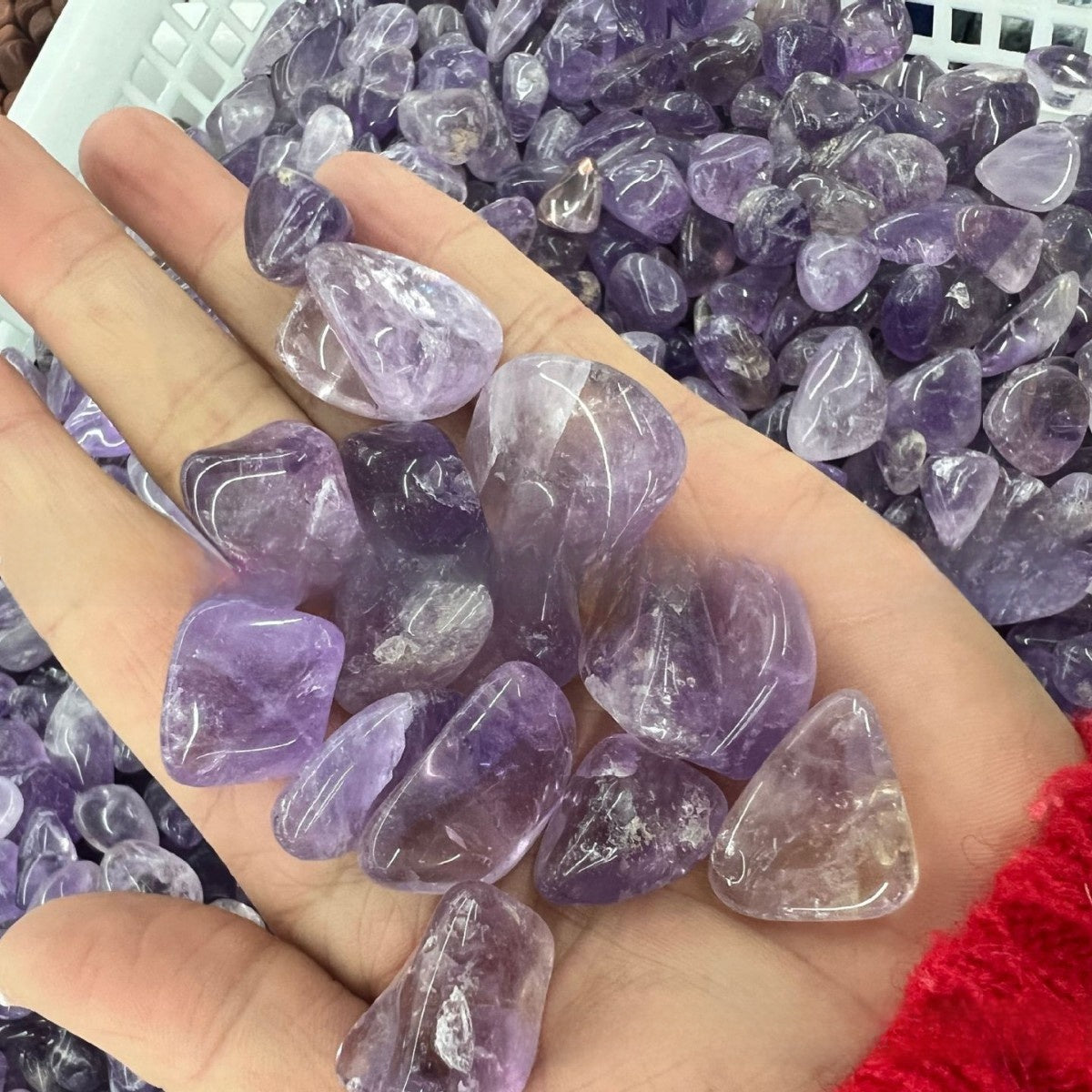 Natural Polished Crystal Rolling Stones