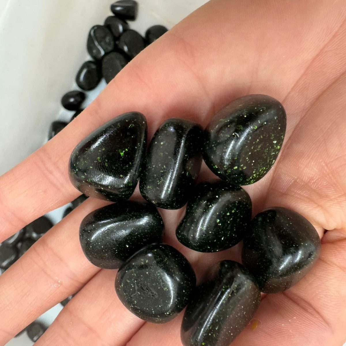 Natural Polished Crystal Rolling Stones