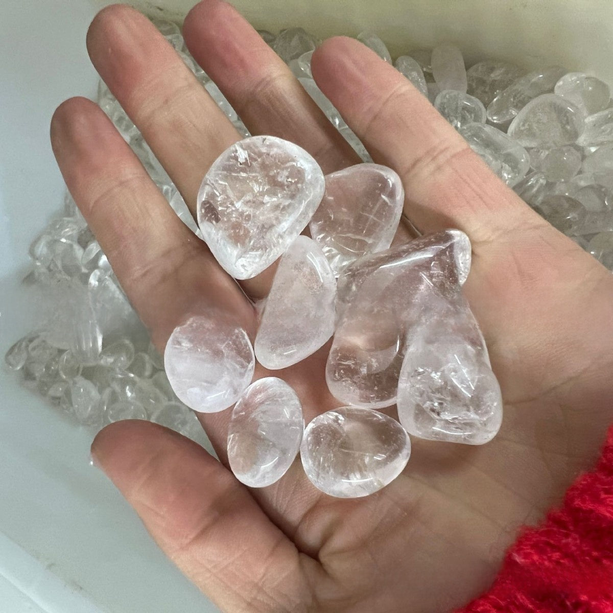 Natural Polished Crystal Rolling Stones