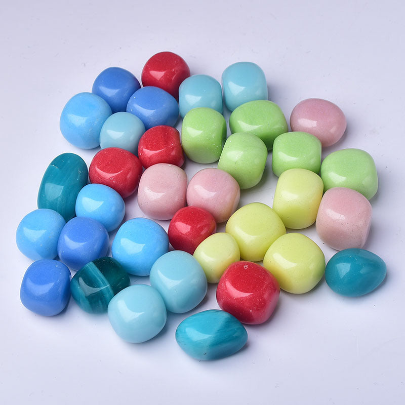 Natural Polished Crystal Tumbled Stones 2-3cm Decorative Craft Stones