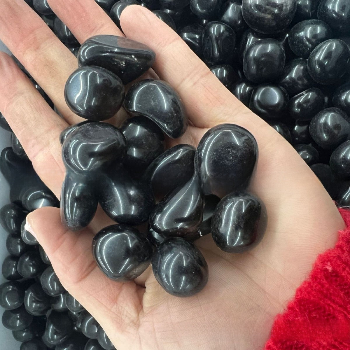 Natural Polished Rolling Gemstones for Crafting