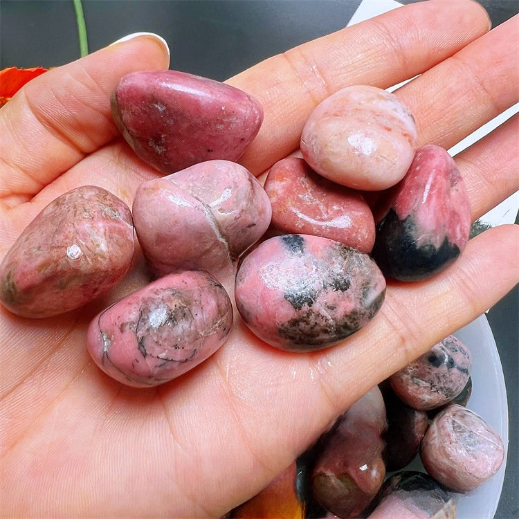 Natural Polished Rolling Gemstones for Crafting