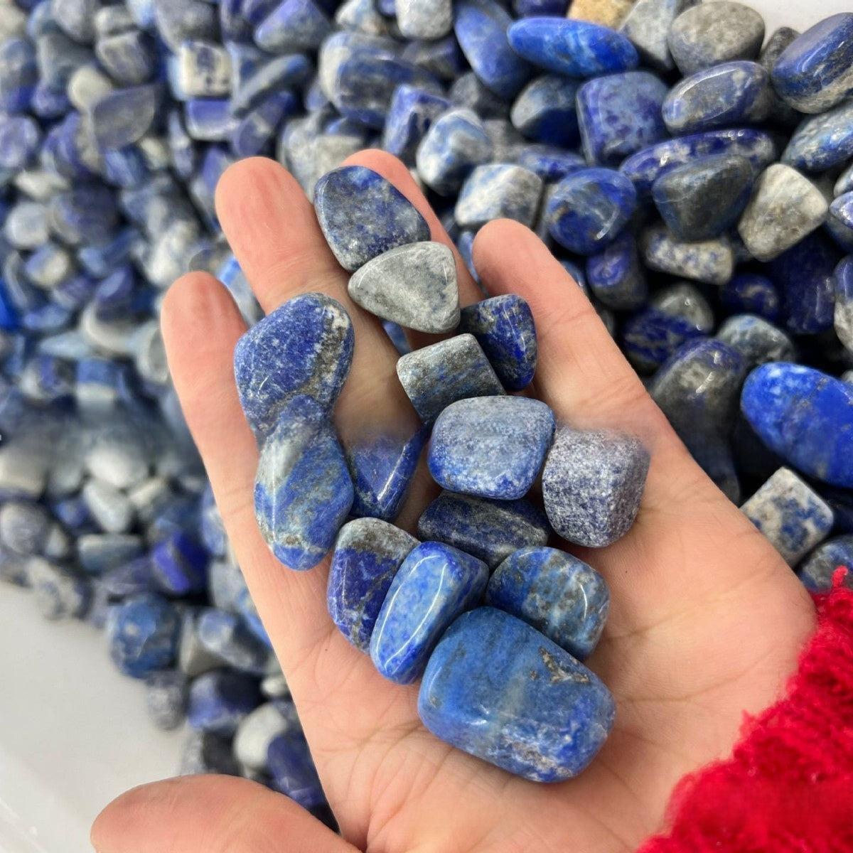 Natural Polished Rolling Gemstones for Crafting