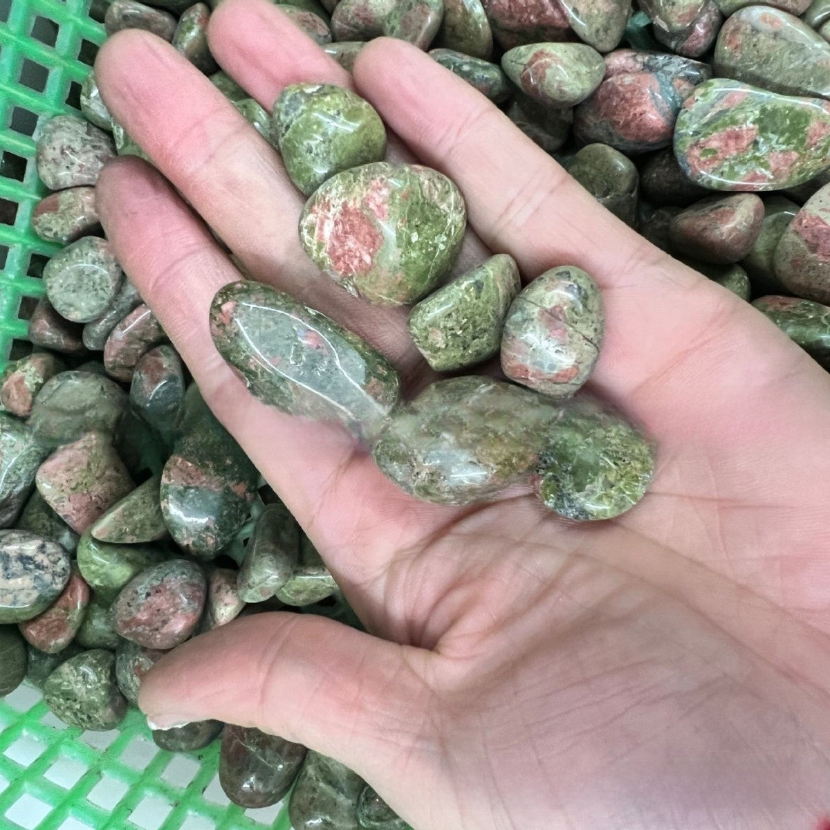 Natural Polished Rolling Gemstones for Crafting