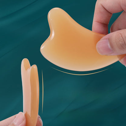 Natural Resin Gua Sha Board and Tendon Pulling Stick
