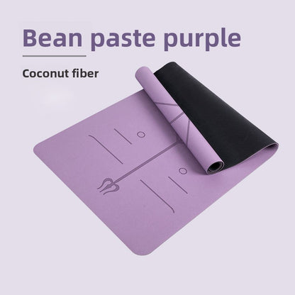 Natural rubber yoga mat