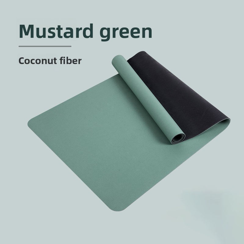 Natural rubber yoga mat