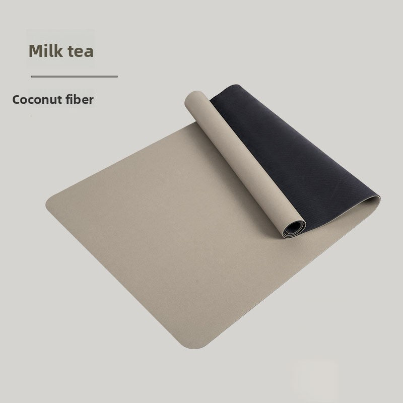 Natural rubber yoga mat