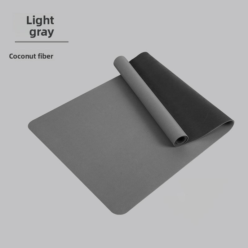 Natural rubber yoga mat