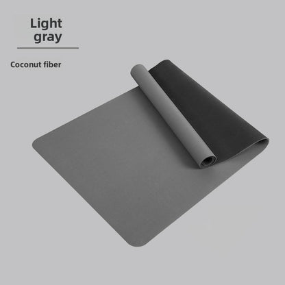 Natural rubber yoga mat