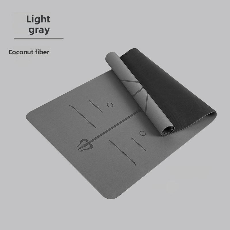 Natural rubber yoga mat