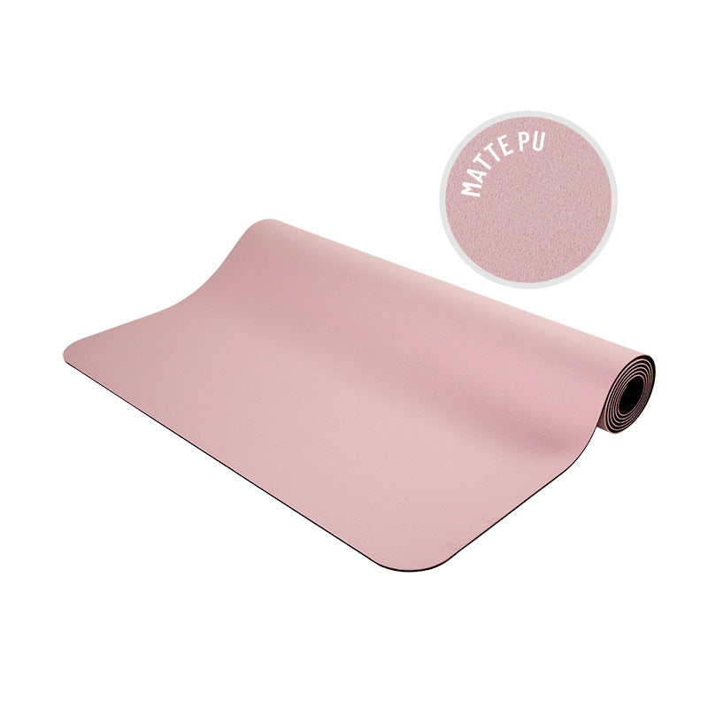Natural rubber yoga mat