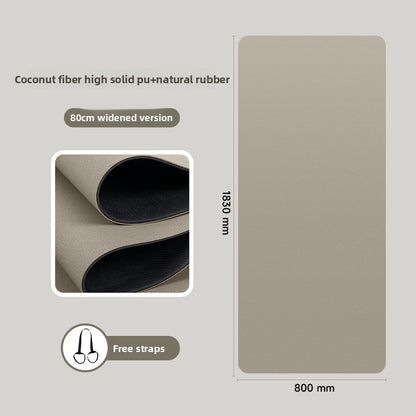 Natural rubber yoga mat