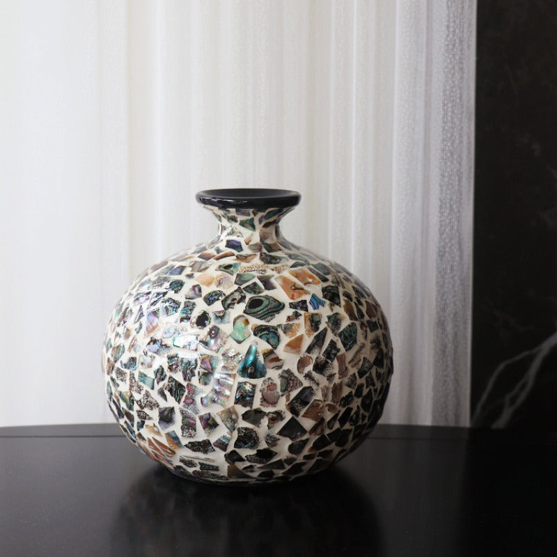 natural shell vase