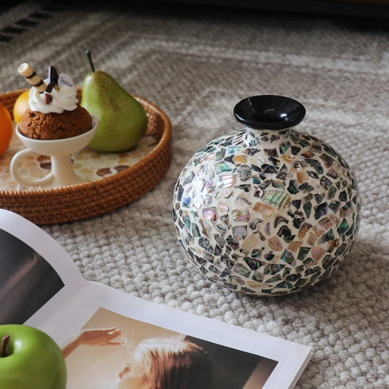 natural shell vase
